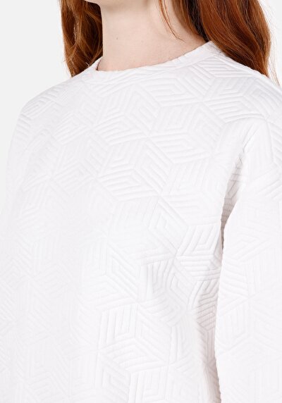 Image de Pull-over Blanc Regular Fit Femme