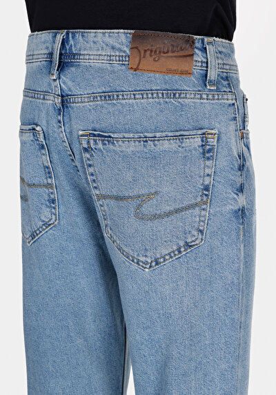 Afficher les détails de 045 David Pantalon  Straight Leg Medium Rise En Jean Regular Fit Homme