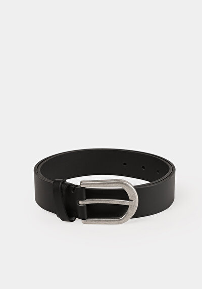 Image de Ceinture Noir Modern Fit Femme