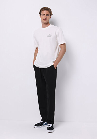 Image de Pantalon De Survêtement Noir Regular Fit Homme