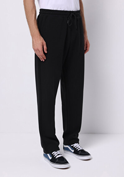 Image de Pantalon De Survêtement Noir Regular Fit Homme