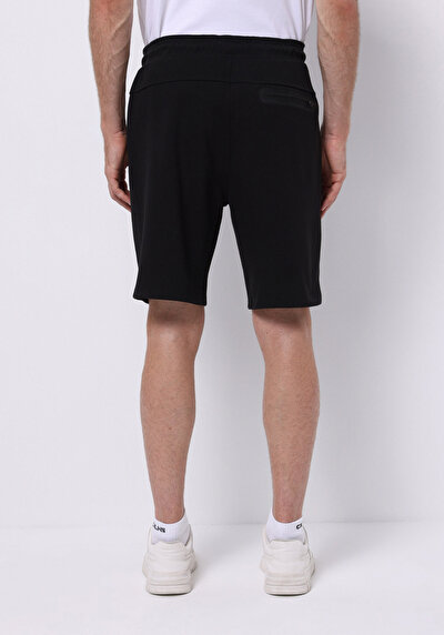 Afficher les détails de Short Noir Regular Fit Homme