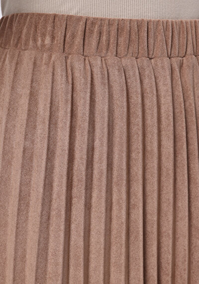 Image de Jupe Marron Regular Fit Droit  Mdi Femme