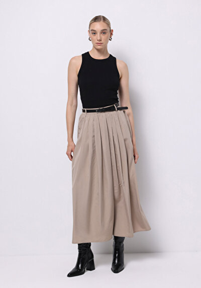 Image de Jupe Vizon  Droit Uni Maxi Femme