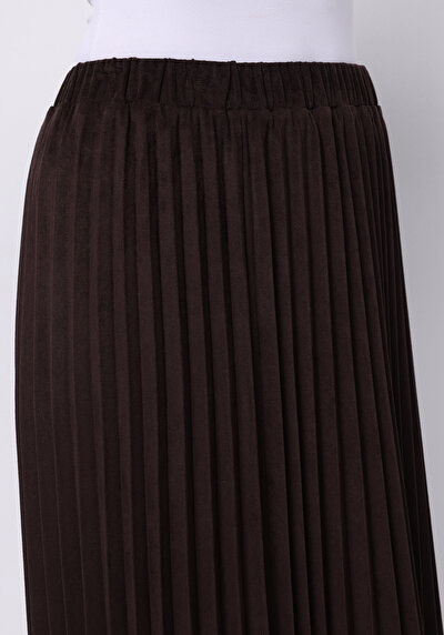 Image de Jupe Marron Regular Fit Droit  Mdi Femme