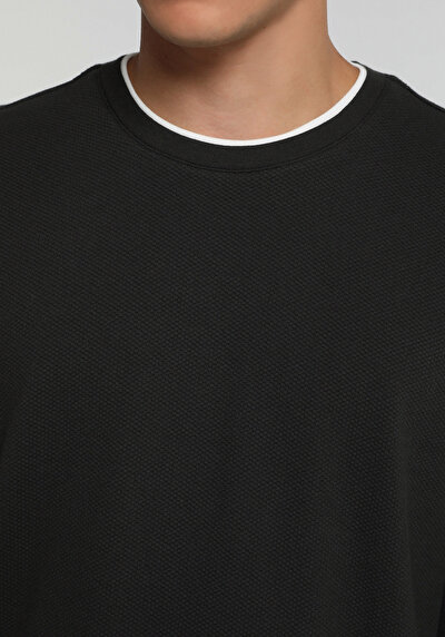 Image de T-shirt À Manches Longues Kaki Regular Fit Homme