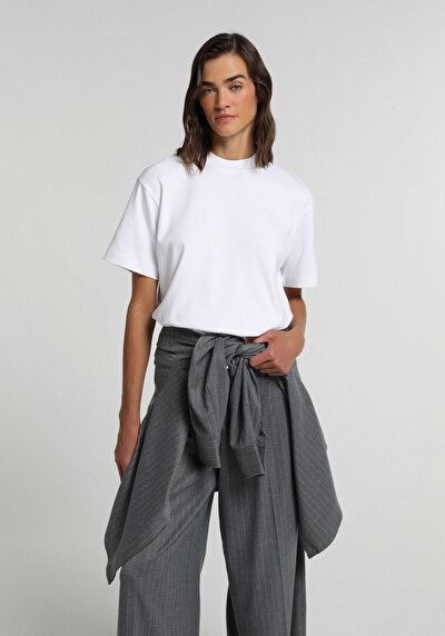 Image de Tricoter Blanc Regular Fit Femme