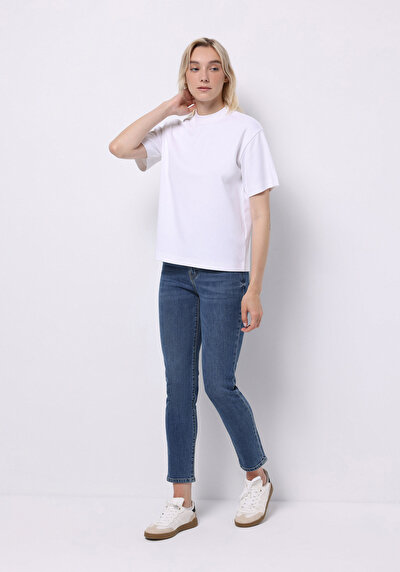 Image de Tricoter Blanc Regular Fit Femme