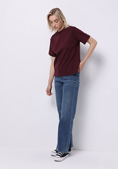 Image de Tricoter Violet Regular Fit  Femme