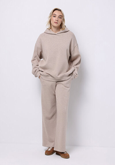 Afficher les détails de Pull-over Beige Oversize Fit  Femme