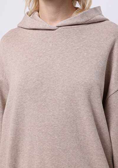 Afficher les détails de Pull-over Beige Oversize Fit  Femme
