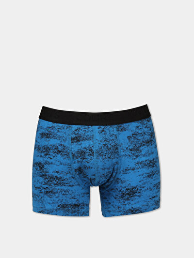 Image de Sous-vêtements Bleu Modern Fit Imprimé Homme