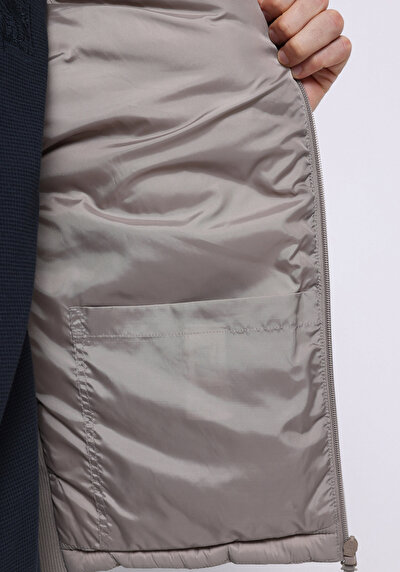 Image de Gilet Beige Slim Fit Homme