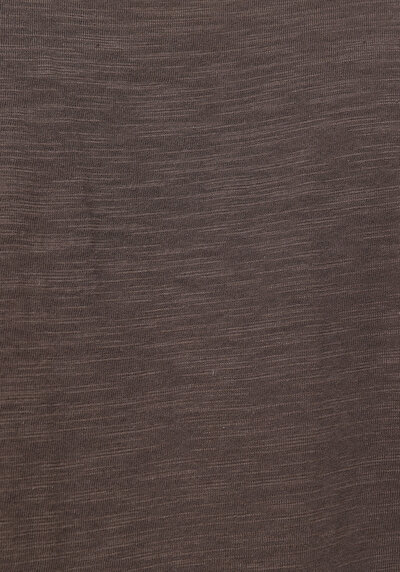 Image de T-shirt À Manches Longues Marron Regular Fit  Homme