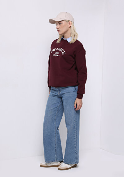 Image de Pull-over Bordeaux Regular Fit  Femme