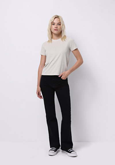 Image de Tricoter Ecru Regular Fit  Femme