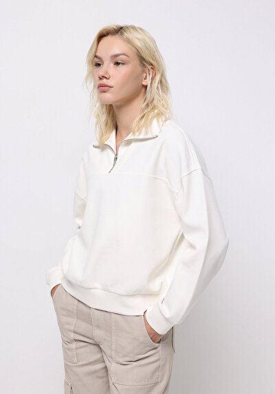 Image de Pull-over Blanc Regular Fit  Femme