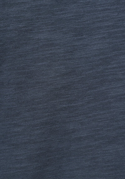 Image de T-shirt À Manches Longues Bleu Regular Fit  Homme