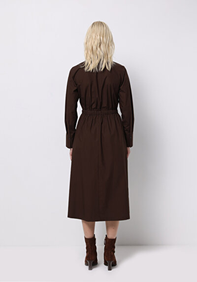 Image de Robe Marron Regular Fit Femme
