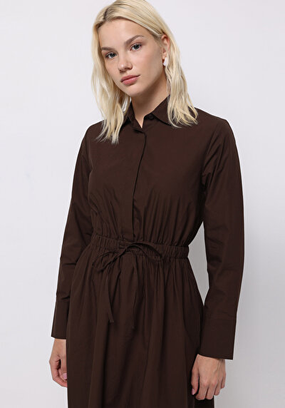 Image de Robe Marron Regular Fit Femme
