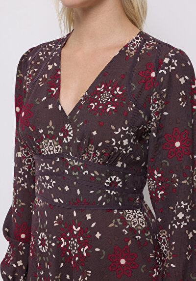 Image de Robe Multicolou Regular Fit    Femme