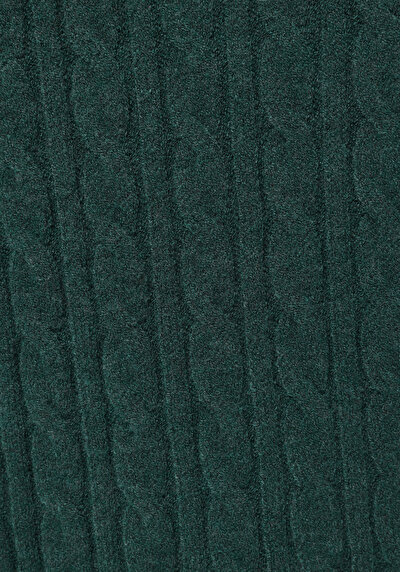 Afficher les détails de Pull Vert Regular Fit Manches Longues  Femme