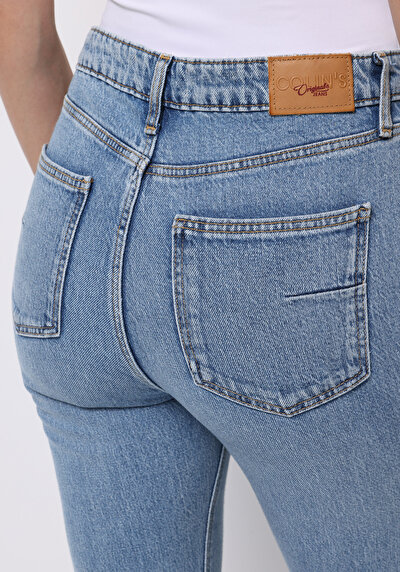 Afficher les détails de 791 Monica Pantalon    En Jean Regular Fit Femme