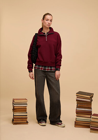 Image de Pull-over Bordeaux Regular Fit  Femme