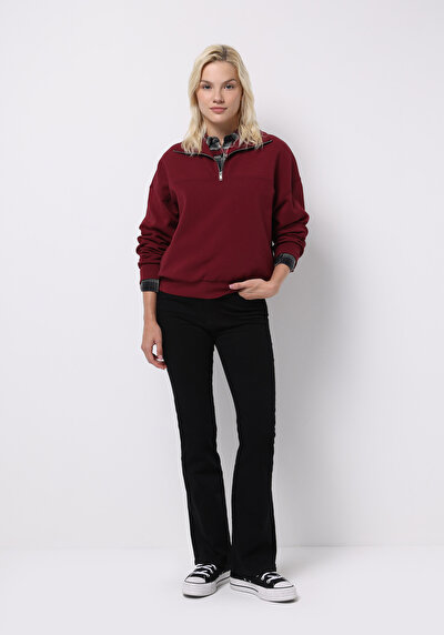 Image de Pull-over Bordeaux Regular Fit  Femme