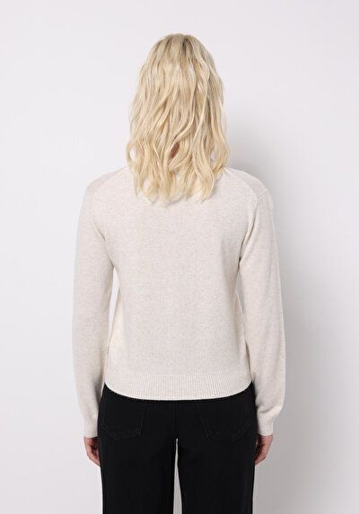 Image de Cardigan Tricot Beige Slim Fit Femme
