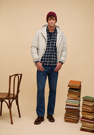 Afficher les détails de Veste Ecru Regular Fit    Homme