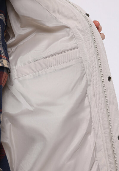 Afficher les détails de Veste Ecru Regular Fit    Homme