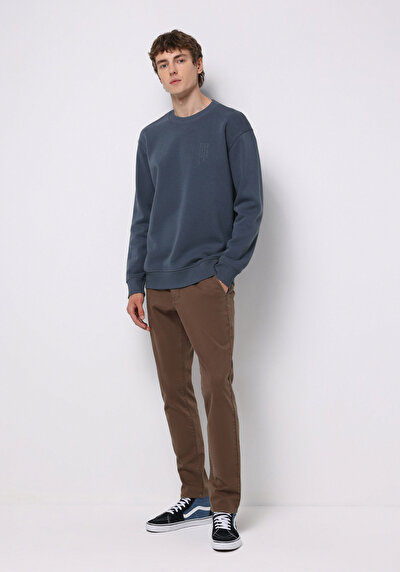 Image de Pull-over Bleu Comfort Fit  Homme