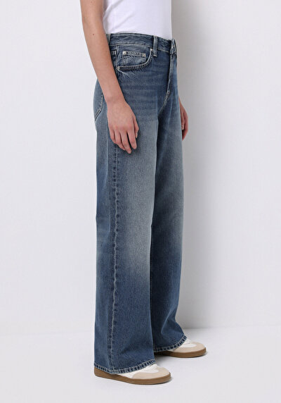 Image de 970 Berry Pantalon En Jean Regular Fit Femme