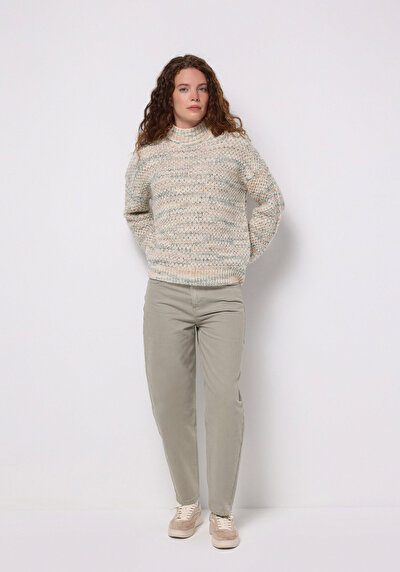 Image de Pull Multicolou Regular Fit Manches Longues  Femme