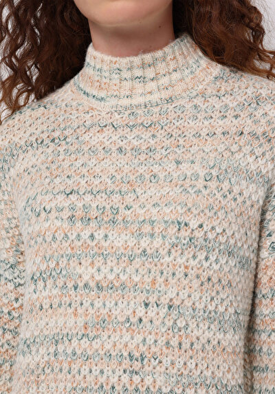 Image de Pull Multicolou Regular Fit Manches Longues  Femme