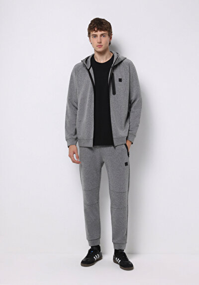 Image de Pantalon De Survêtement Anthracite Regular Fit Homme