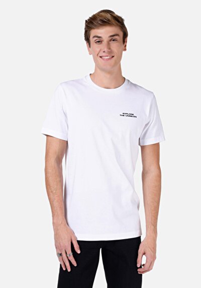 Image de Blanc Homme T-shirt À Manches Courtes