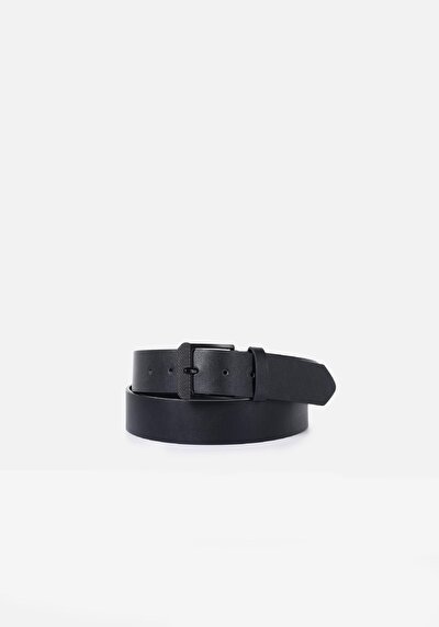 Image de Ceinture Noir Modern Fit Homme