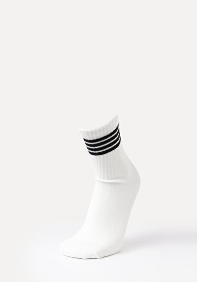 Image de Chaussettes Ecru Modern Fit Femme