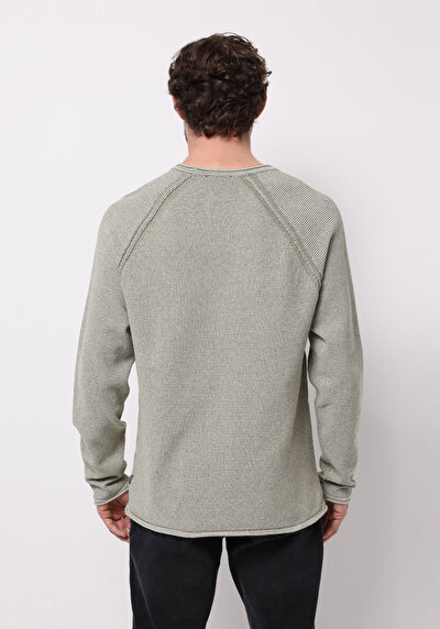 Image de Pull Vert Regular Fit Manches Longues  Homme