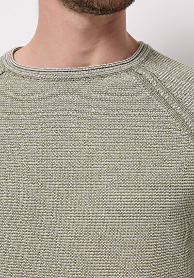 Image de Pull Vert Regular Fit Manches Longues  Homme
