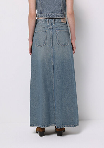 Image de Jupe  Regular Fit Droit Jean Normale Femme