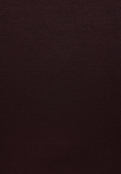 Image de Robe Bordeaux Slim Fit Manches Courtes Mini Tricots Femme