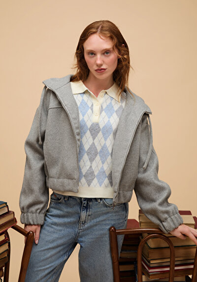 Image de Pull Blanc Regular Fit Manches Longues Femme