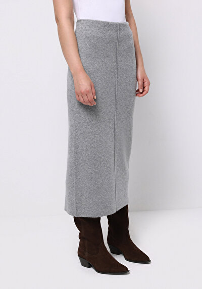 Image de Jupe Gris Slim Fit    Femme
