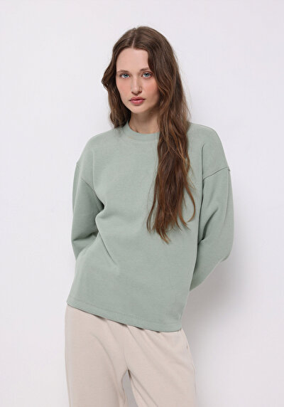 Afficher les détails de Pull-over Vert Regular Fit  Femme