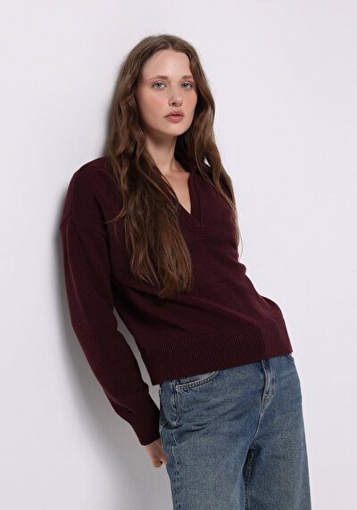 Afficher les détails de Pull Violet Regular Fit Manches Longues  Femme