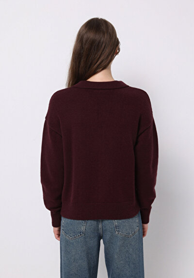 Afficher les détails de Pull Violet Regular Fit Manches Longues  Femme