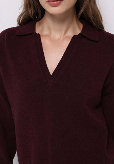 Afficher les détails de Pull Violet Regular Fit Manches Longues  Femme